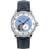 Zeppelin Orologio da uomo Zeppelin Friedrichshafen Blu Quaderrante Automatic Z85663 50M