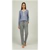 Lovable NUOVO PIGIAMA DONNA GIOVANILE COTONE E VISCOSA INTERLOCK INVERNALE LOVABLE