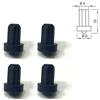 ARISTON INDESIT HOTPOINT SCHOLTES Kit 4 gommini griglia piano cottura cucina Hotpoint Ariston Scholtes originali