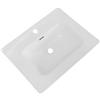 Lavabo consolle da appoggio VAS836-60 61x46.5x14 cm. bianco