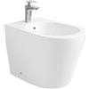 Bidet a pavimento YJ-1380F bianco lucido 36.5x56x40 cm.