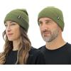 JEEP O102913-E946 J Berretto in Maglia A Costine con Risvolto J23W Unisex Rifle Green Uni