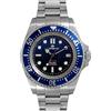 LORENZ ABYSS 030036AA Orologio Uomo Automatico Sub 300 m Acciaio Blu Sfumato