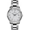 LORENZ GINEVRA 026978II Orologio Uomo Bianco Acciaio Numeri Romani Quarzo 38 mm