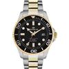 LORENZ SUBMARINE 030081HH Orologio Uomo Automatico Nero Acciaio Bicolore S