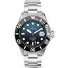 LORENZ HYDRO-SUB 090011GG Blu Petrolio Degrade' Orologio Uomo Automatico Swiss M