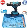 MUKINS Trapano Avvitatore A Batteria 2 Batterie 48v con Valigetta e 24 Accessori 21V