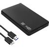 Sh. Sh Case Esterno Per Hard Disk 2.5 SATA A USB 3.0 Box Per SSD/HDD Portatile Case