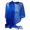 Emila Stola blu elettrico elegante cerimonia a rete coprispalle donna scialle leggero