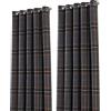 Paoletti Riva Paoletti Aviemore - Tende con Occhielli, 117 x 183 cm, Colore: Ruggine