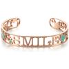 S'Agapõ Sagapò Bracciale Rigido Donna Acciaio Scritta Smile e Be Happy Sagapo Gioielli