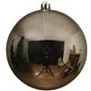 Decoris Sfera XXL, argento lucido, infrangibile, sfera natalizia, XXL, in plastica, diversi diametri, 200 mm
