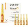 Babaria Siero Viso Fiale Vitamina C 10% | Effetto Flash | 5x2ml | Fiale siero con Vitamina C pura al 10%, effetto flash illuminante