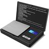 MAGIC SELECT Bilancia digitale di precisione portatile da tasca, schermo LCD retroilluminato, precisione con funzione di terra, acciaio inossidabile, mini bilancia per gioielli, cucina, pastille, infusioni