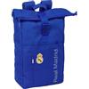 safta Real Madrid, zaino con patta per laptop da 15,6, ideale per diverse età, comodo e versatile, qualità e resistenza, 28 x 13 x 42 cm