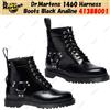 Dr. Martens Stivali Dr.Martens 1460 Harness neri Analine 41388001 taglia uomo