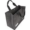 SIGEL 90012 Stromberg Edition - Borsa per il potere - Capitol Assicurazione - Borsa business in feltro, grigio scuro, 36 x 28 cm
