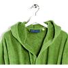 Caleffi Minorca Accappatoio con Cappuccio, Cotone , Verde, M, 26687
