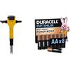 Theo Klein Bosch Martello Pneumatico, luci/Suoni, 3+ Anni, & Duracell Optimum AA 8 pz, Power Boost
