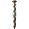 UTENSILERIA 200PZ VITI A LEGNO T.S.P. BRONZATE MM 5 X55: