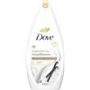 Dove Bagnodoccia Riequilibrante, Idratante Dermo-Naturale, Burro di Karité e Vaniglia, 1/4 Crema Idratante, Dermatologicamente Testato, Bagnoschiuma Uomo e Donna, 100% Bottiglia Riciclata* 450ml