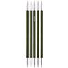 KnitPro Royale Ferri per Lavorare a Maglia a Doppia Punta, in Betulla, in Ottone, Multicolori, 15 cm x 5,50 mm, Set da 6