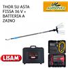 Lisam Pettine elettrico THOR 36V LISAM abbacchiatore asta fissa e batteria a zaino