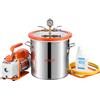 VEVOR Kit Pompa per Vuoto 3,5CFM 99L/min con Camera a Vuoto 11,36L Monostadio