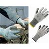 3 PAIA GUANTI DA LAVORO ANTITAGLIO PER LAMIERE, SPALMATO NITRILE OFFICINA