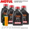 Motul + Hiflo 4 LITRI OLIO MOTUL 7100 10W60 + FILTRO OLIO HIFLO HF650