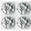 Autokit COPRICERCHI COMPATIBILE con FIAT Doblo' CERCHIO 16" COPPE RUOTA COPRIRUOTA