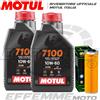 Motul + Hiflo 2 LITRI OLIO MOTUL 7100 10W60 + FILTRO OLIO HIFLO HF650