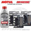 Braking + Motul Kit Pastiglie BRAKING + Olio Freni MOTUL DOT 3&4 x YAMAHA MAJESTY 400 2005>2012
