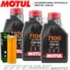 Motul + Hiflo 3 LITRI OLIO MOTUL 7100 10W60 + FILTRO OLIO HIFLO HF650