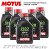MOTUL 5100 15W50 MA2 SINTETICO 5 Litri olio motore 4T Moto Quad Atv Scooter