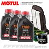 Motul + Hiflo Tagliando SUZUKI V-Strom 650 / 650 XT 2014-2020 (7100 10W40 + Filtri aria olio)