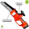 Stocker MOTOSEGA ELETTROSEGA STOCKER MAGMA E-200 LA 450W BARRA 20cm + 2 BATTERIE 2,6Ah