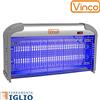 VINCO Zanzariera Insetticida Elettrico Lampada Fulmina Zanzare Giardino 30W 100m VINCO