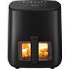 Melchioni Friggitrice ad Aria 5 Lt 1500 Watt Max 200 °C Nero 118340045 New Melchioni