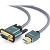 SLDXIAN Cavo HDMI a VGA Cavo adattatore HDMI a VGA (maschio a maschio) lega