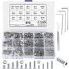wugongshan 570 Pezzi Viti Bulloni e Dadi a Testa Esagonale M2 M2.5 M3 Viti a