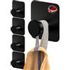 4smile Ganci Adesivi 5 pezzi Appendi Accappatoio Bagno Acciaio inox Porta A