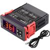 Aideepen Regolatore di temperatura AC 110 V-220 V termostato digitale universale ST