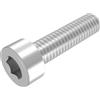 SECCARO Vite cilindrica M8 x 30 mm in acciaio inox V2A VA A2 DIN 912/ISO 476