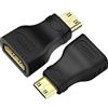 CABLEPELADO Raccordo Mini HDMI a HDMI 4K 3D Ultra HD Supporto Ethernet e A