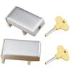 dingchi 2PCS puertas correderas y cerraduras de ventana de aleación de aluminio de p