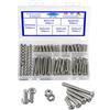 Rshuhx 200PCS M4 Bullone e Dadi Viti a Testa Bombata a Croce Phillips Vite e D