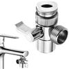 HOMEJOY 3 Vie Deviatore Doccia Rubinetto 1/2 Pollici Deviatrice Rubinetto Valvola A