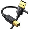 UGREEN Cavo Stampante USB 2.0 A a Tipo B Maschio Compatibile con HP Epson B