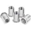 Leryati 50 dadi rivetti M4 dadi a manicotto Leryati in acciaio inox A2 V2A rive